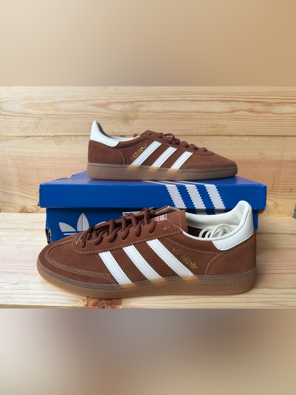 adidas Handball Spezial Men’s 11.5 Dusky Bronze Gum KZ6704 New